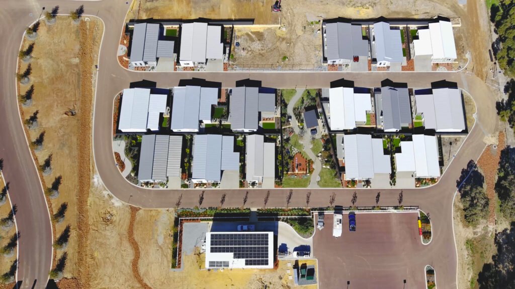 Gingin Eco Lifestyle Village from overhead