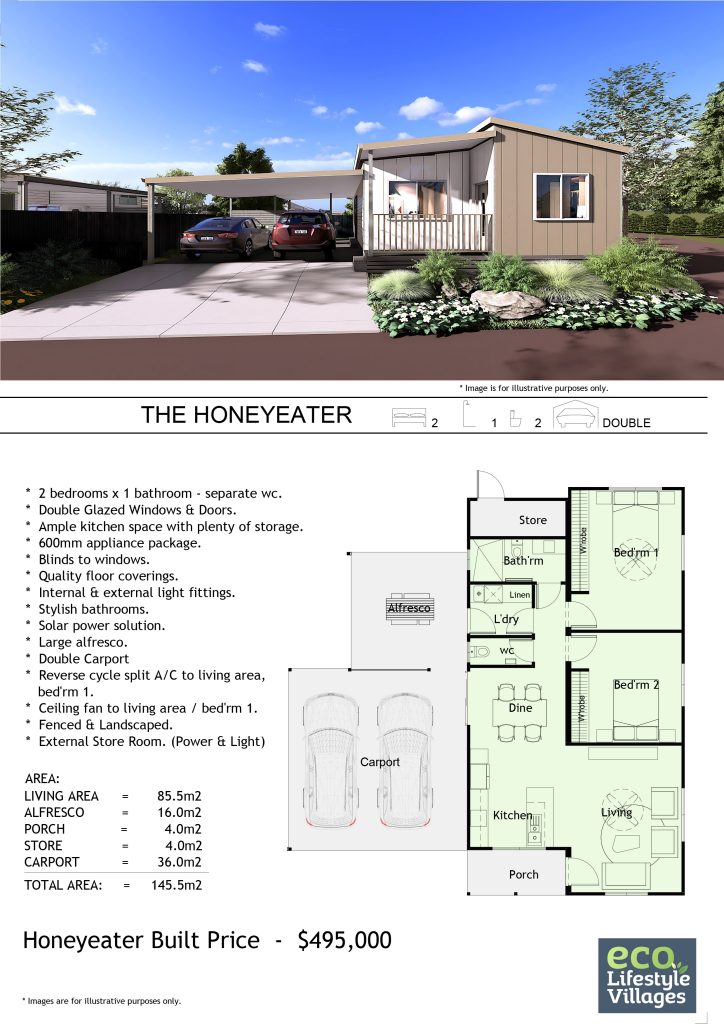 Gingin Eco Lifestyle Village - The Honeyeater Flyer