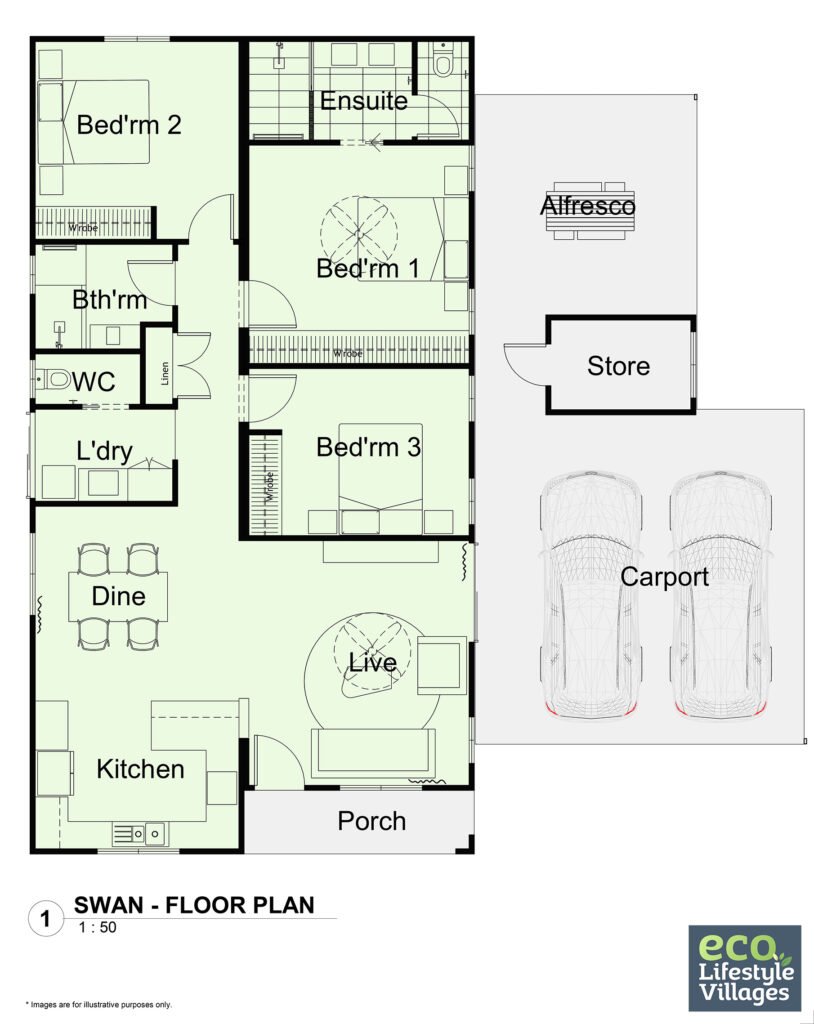 Gingin Eco Lifestyle Village - Swan Floorplan